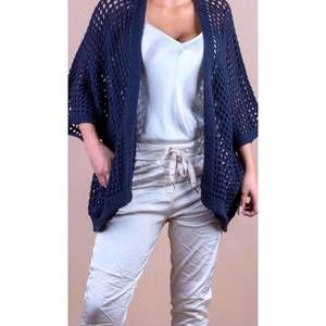 NEW GIGI MODA romola knit cardigan in blue